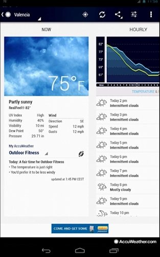 Captura de Accu Weather