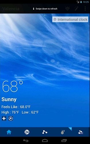 Captura de Go Weather