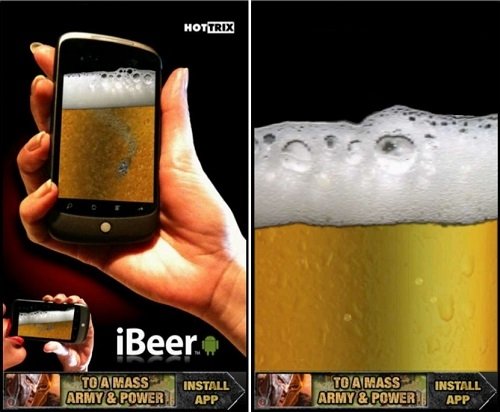 Interfaz de iCerveza