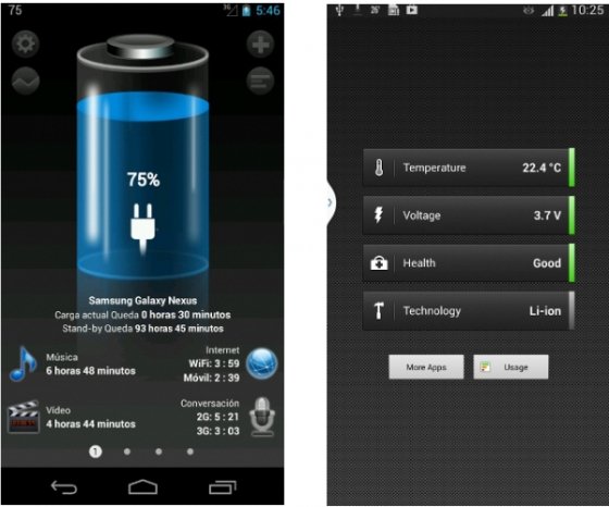 Aplicaciones para administrar la batería de Android