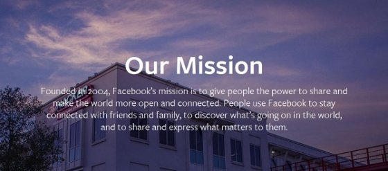 El objetivo de Facebook
