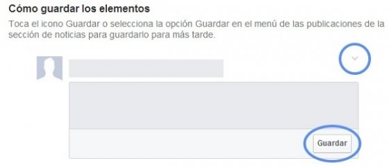 Cómo guardar contenidos