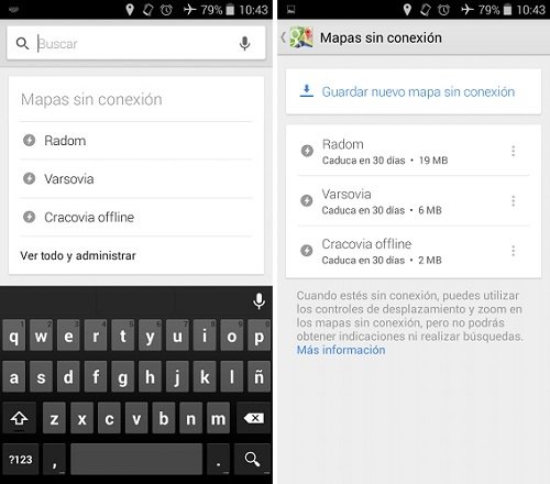 Como consultar nuestro mapas offline