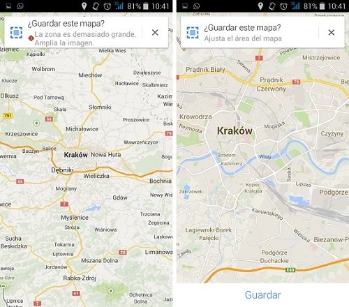 Cómo descargar mapas de Google Maps
