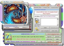 Alien Plasma Tunnels 3D  Screensaver 5.1 imagen 4