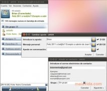 aMSN  0.98.4 Espa�ol Linux imagen 2