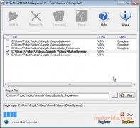 ASF-AVI-RM-WMV Repair  2.01 imagen 2