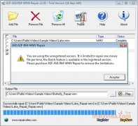 ASF-AVI-RM-WMV Repair  2.01 imagen 3