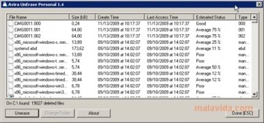 Avira UnErase  Personal 1.4 imagen 1