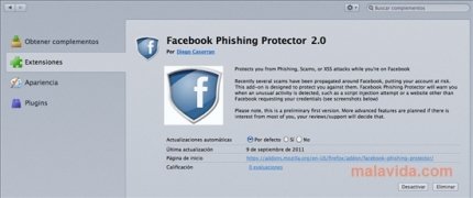 Facebook Phishing Protector  3.0 imagen 4