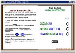 Formulario Matemáticas 5.1 Español imagen 4 Formulario Matemáticas 5.1 Español imagen 4