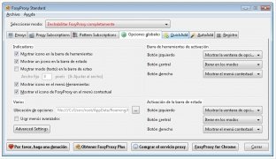 FoxyProxy Standard 4.1.3 Español imagen 2 FoxyProxy Standard 4.1.3 Español imagen 2