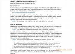 Internet Explorer 5.5 SP1 (Service Pack 1) Español imagen 2 Internet Explorer 5.5 SP1 (Service Pack 1) Español imagen 2