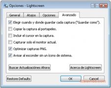 Lightscreen  1.01 Espa�ol imagen 3
