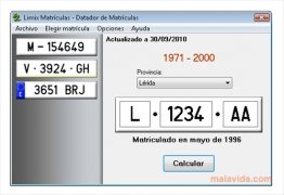 Limix Matr�culas  1.8.5 Espa�ol imagen 2