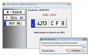 Limix Matr�culas  1.8.5 Espa�ol imagen 3