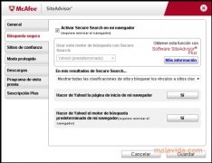 McAfee Site Advisor Internet Explorer  3.3.1.133 imagen 2