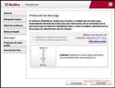 McAfee Site Advisor Internet Explorer  3.3.1.133 imagen 3