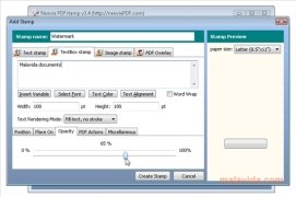 Neevia PDFstamp  3.4 imagen 3
