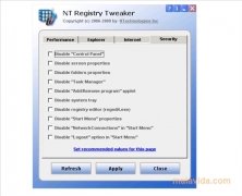 NT Registry Tweaker  1.0 imagen 2