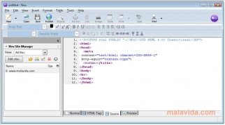 Nvu  1.0PR imagen 1