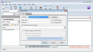 Nvu  1.0PR imagen 4