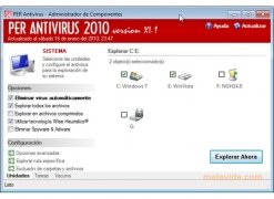 PER Antivirus 2010 11.10 Español imagen 1 PER Antivirus 2010 11.10 Español imagen 1