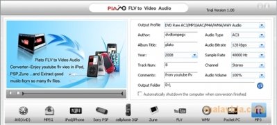 Plato FLV to Video Audio Converter  11.01.02 imagen 4