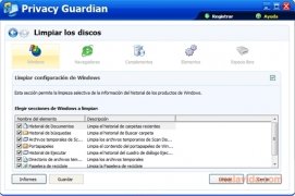 Privacy Guardian  4.5.0.136 Espa�ol imagen 2