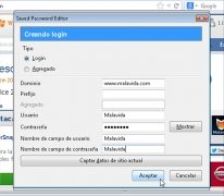 Saved Password Editor  2.0.6 Espa�ol imagen 2
