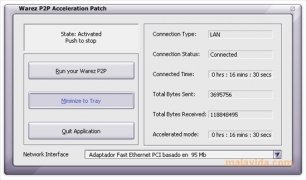 Warez P2P Acceleration Patch  5.0.8 imagen 1