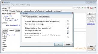 WordWeb  6.71 imagen 3