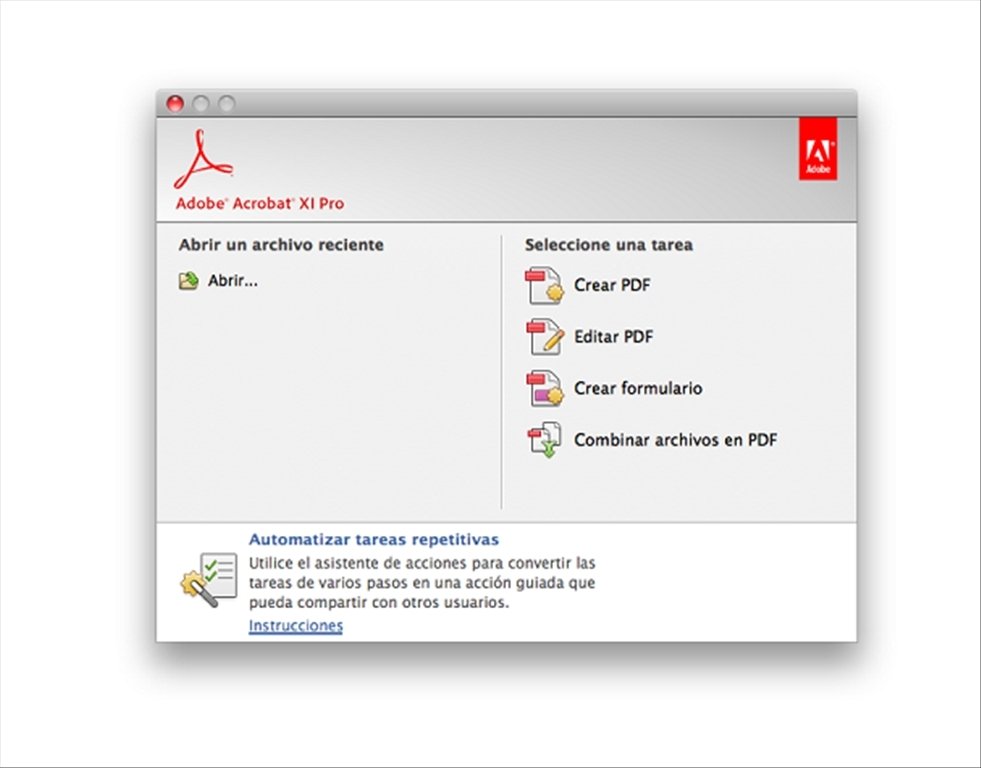 Adobe acrobat versión completa para mac