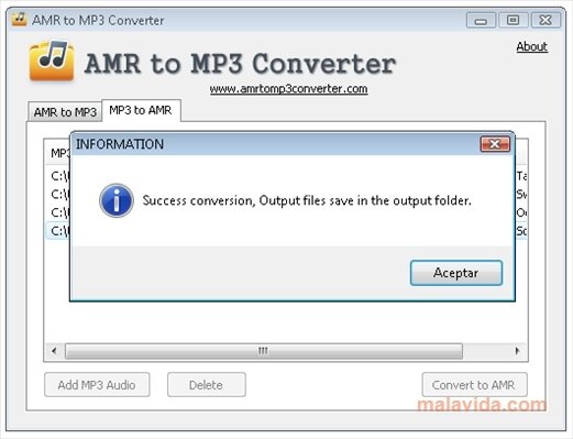 AMR to MP3 - Online Converter