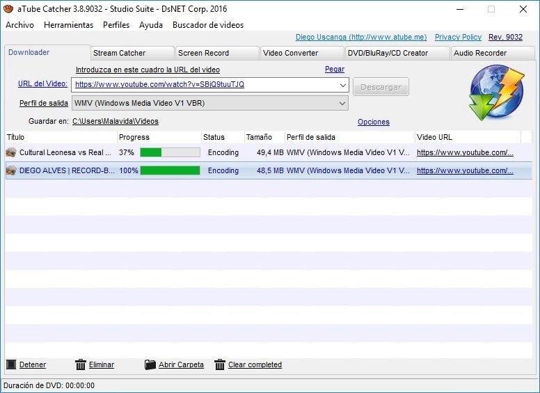 Descargar Atube Catcher Version 3.7