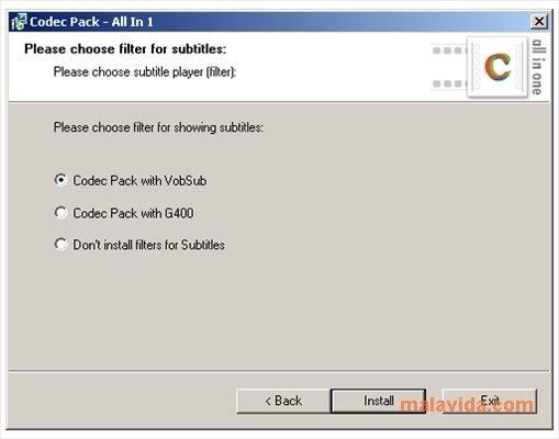 Download Codec Pack All in 1 6030 - softpediacom