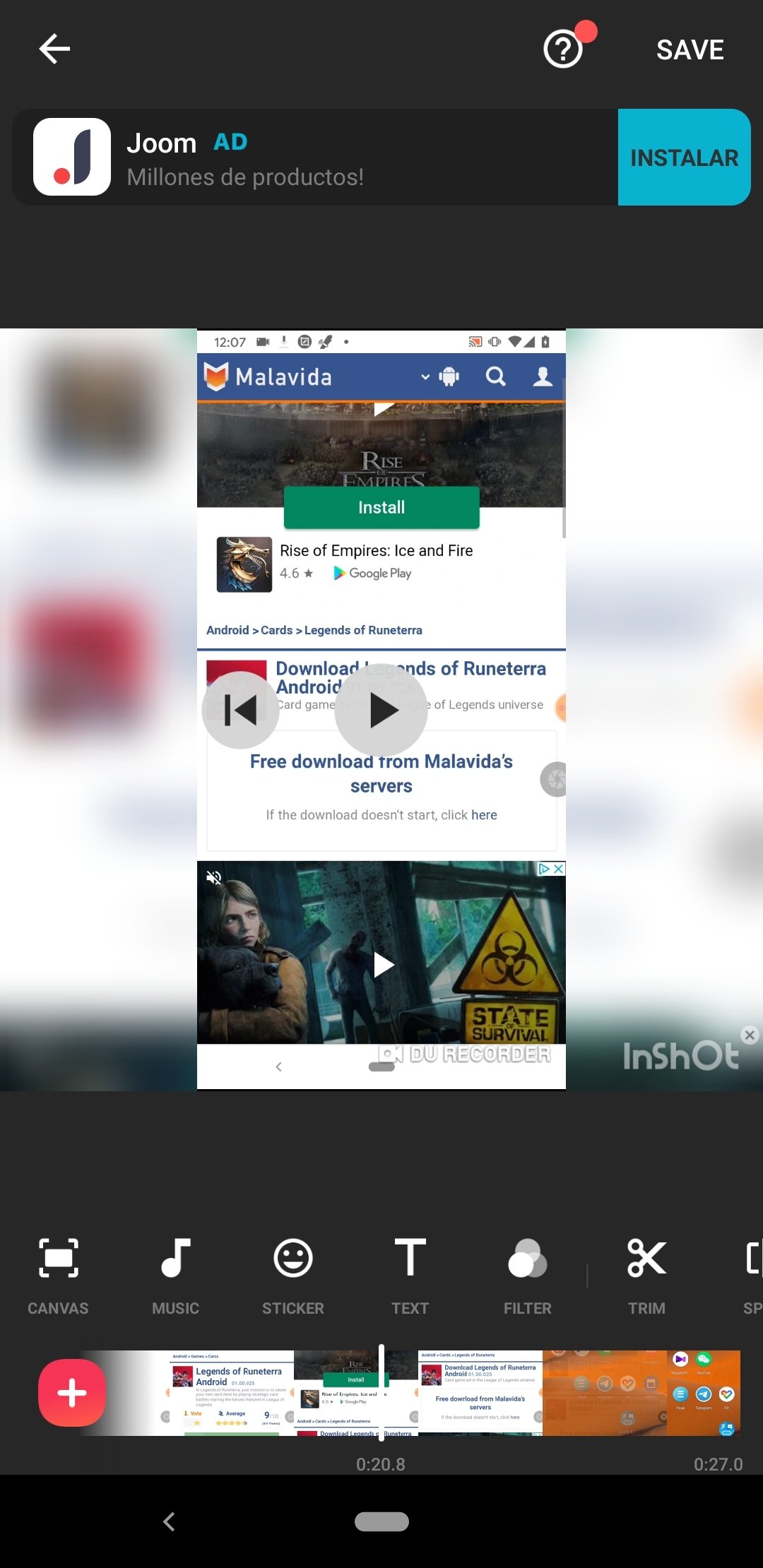 Baixar InShot - Editor de Vídeo e Foto Música Android - Grátis em Português