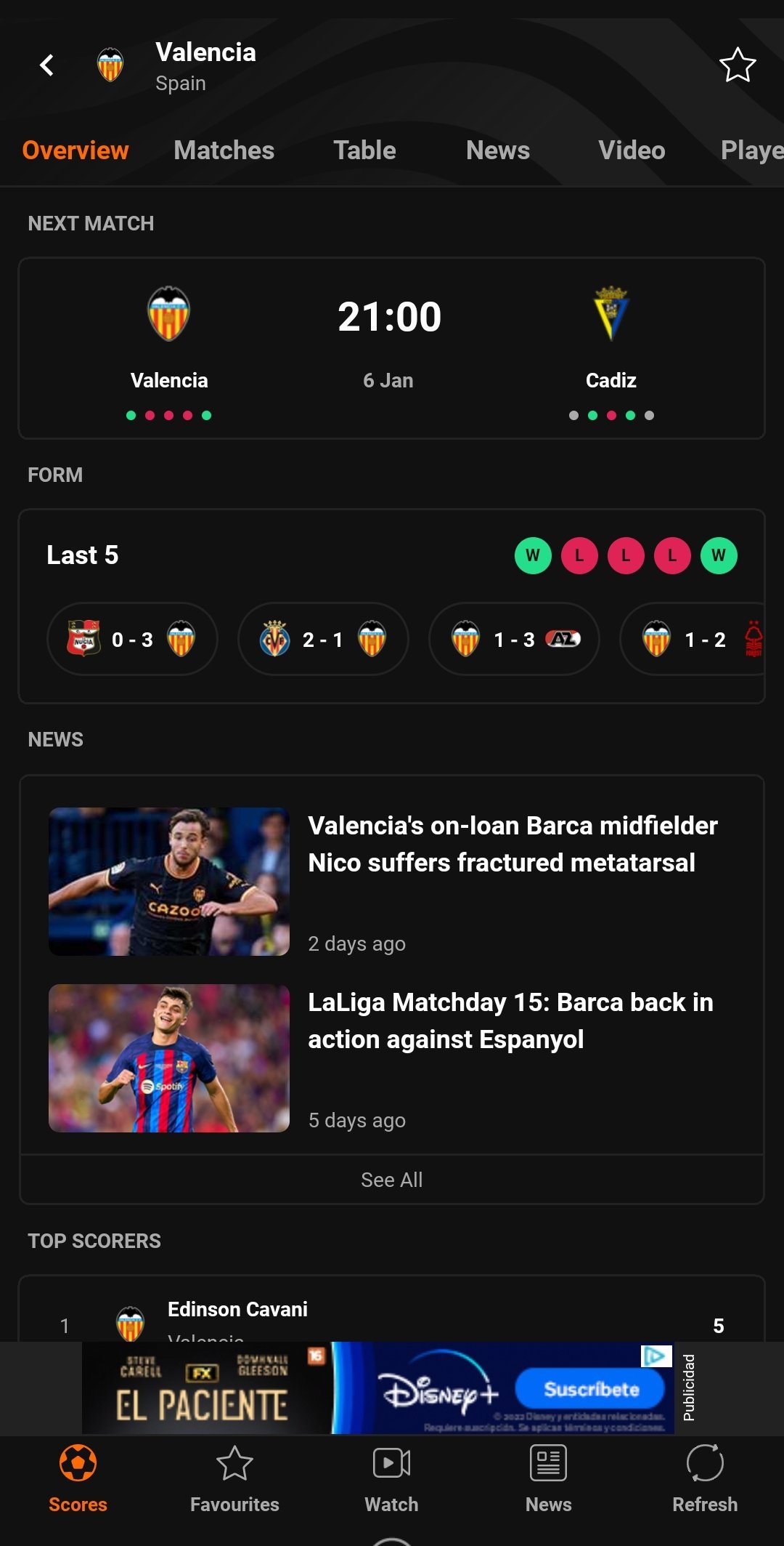 Download LiveScore 3.0.4 Android - APK Free