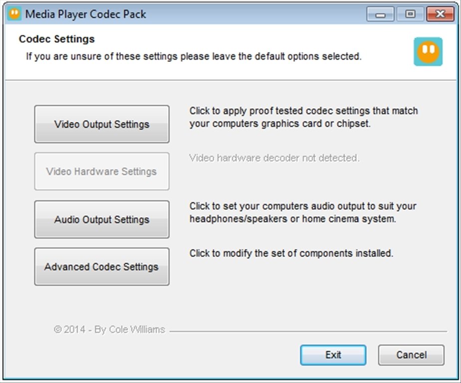 Windows Media Player Codec Pack