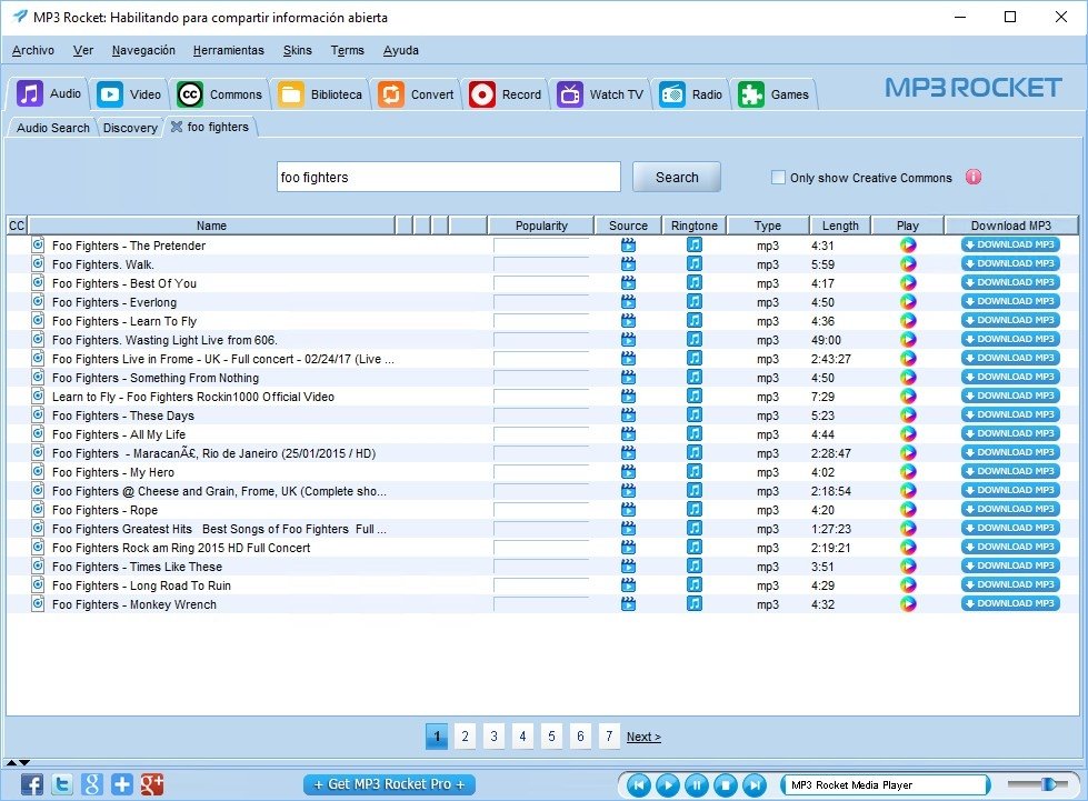 rocket mp3 free download software