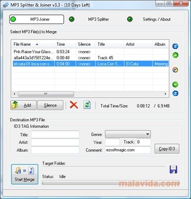 merging mp3 online