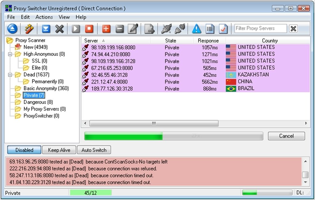 Скачать программу proxy switcher unregistered бесплатно