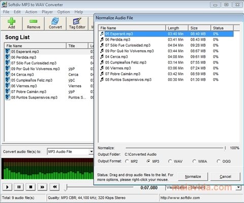 mp3 to mp2 audio converter