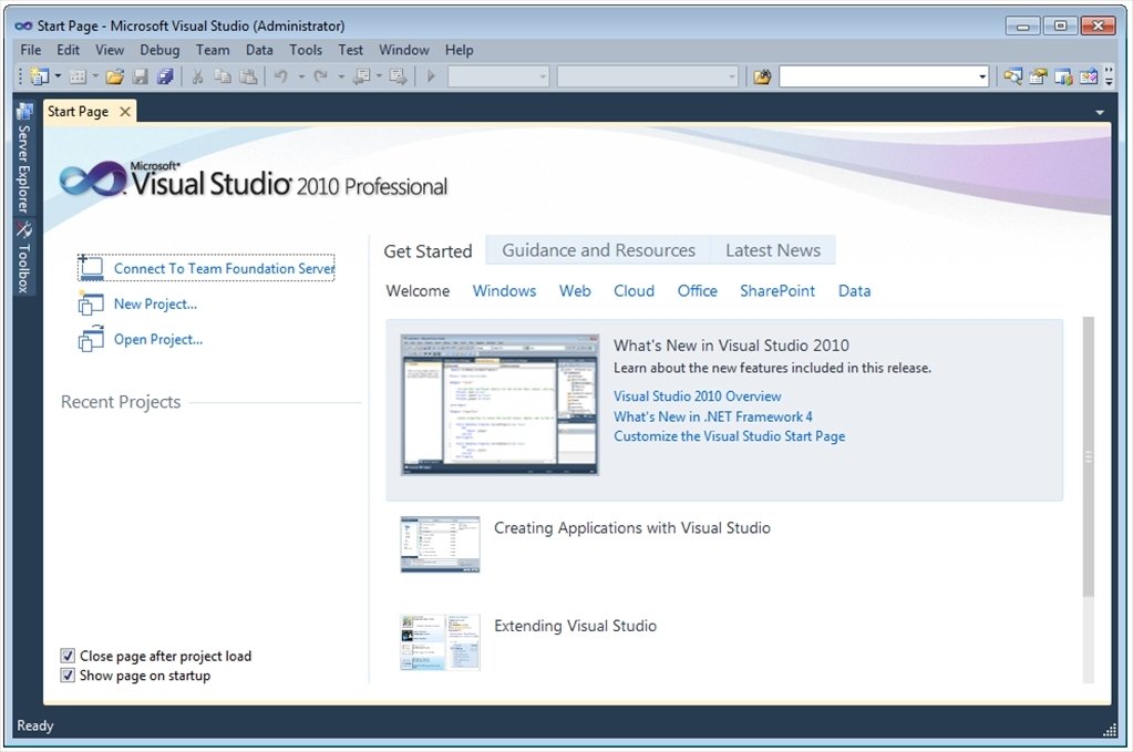 скачать visual studio 2010 c express