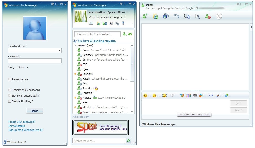 Download free software Msn Messenger Fr Vista Kostenlos En