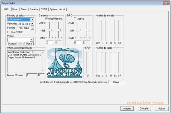 AC3 Audio Codec 1.62b Italiano