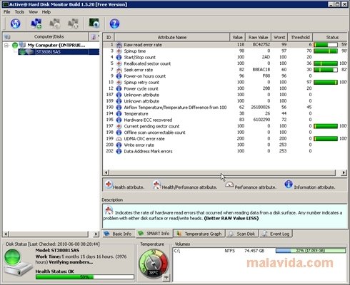 Active Hard Disk Monitor 3.0.2