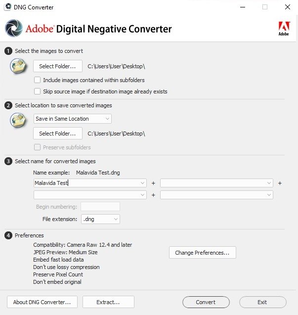 adobe dng converter download