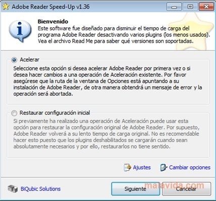 Adobe Reader SpeedUp 1.36 Fran�ais