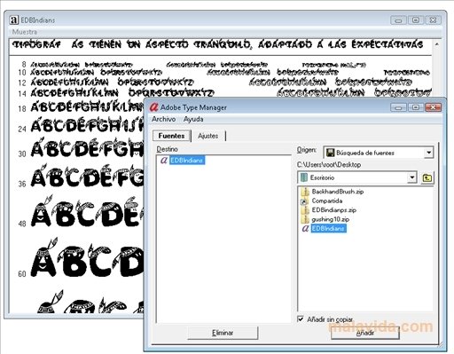 Adobe Type Manager (ATM) Light 4.1.2 Engels